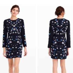 Club Monaco floral long sleeve dress